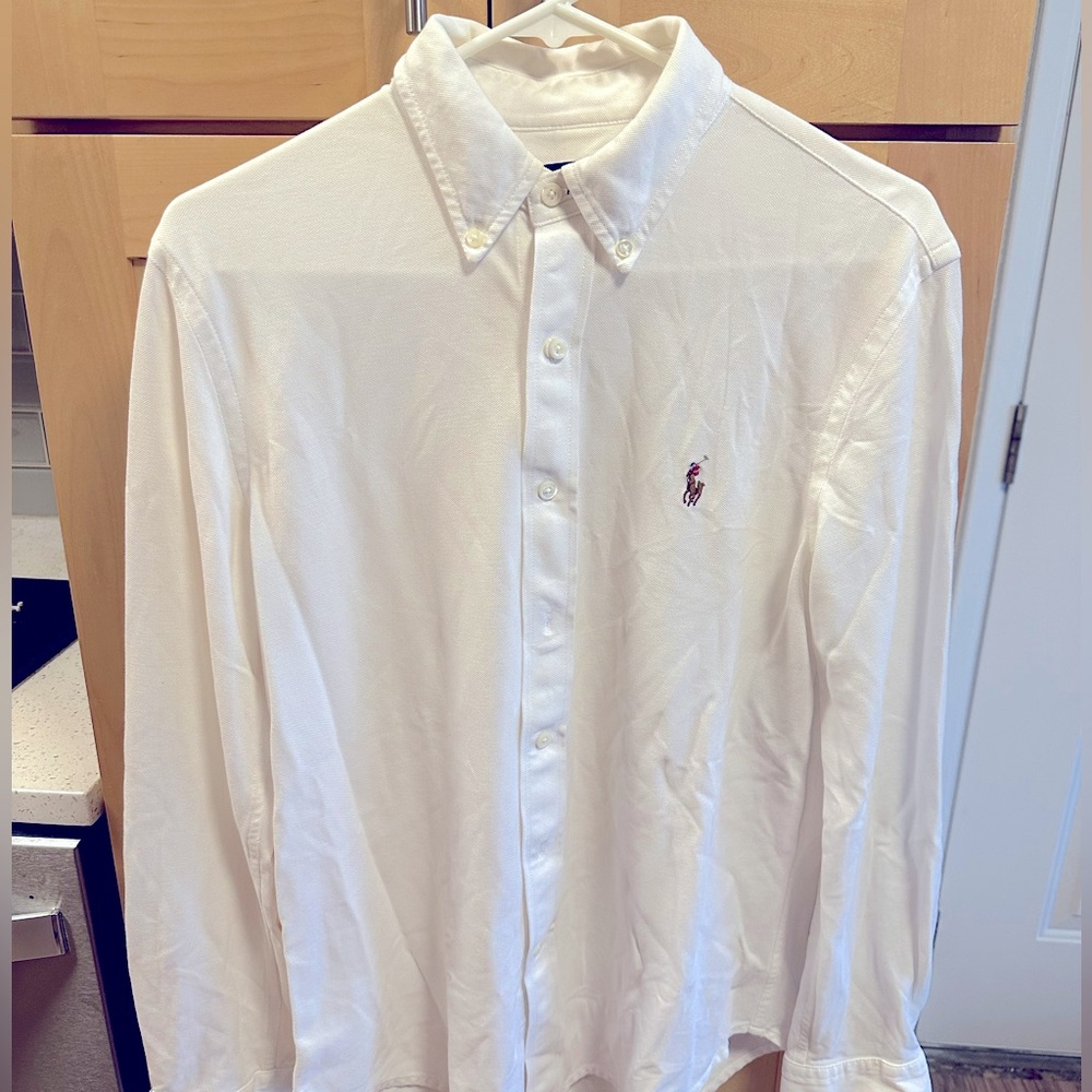 COPY - Ralph Lauren knit Oxford long sleeve button down